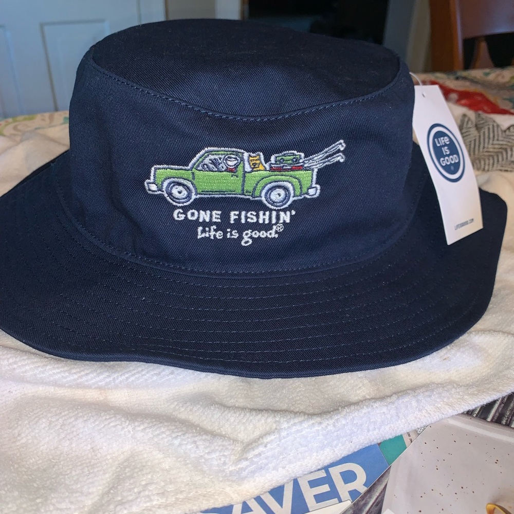 Life is Good bucket hat
